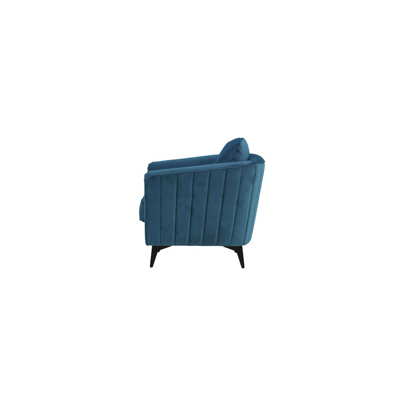Upholstered Armchair, Blue