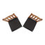 Side chair Set Nutmeg of Solid Wood
