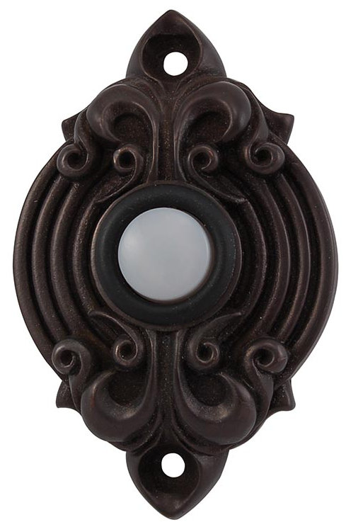 Sforza Push Button, Oil-Rubbed Bronze