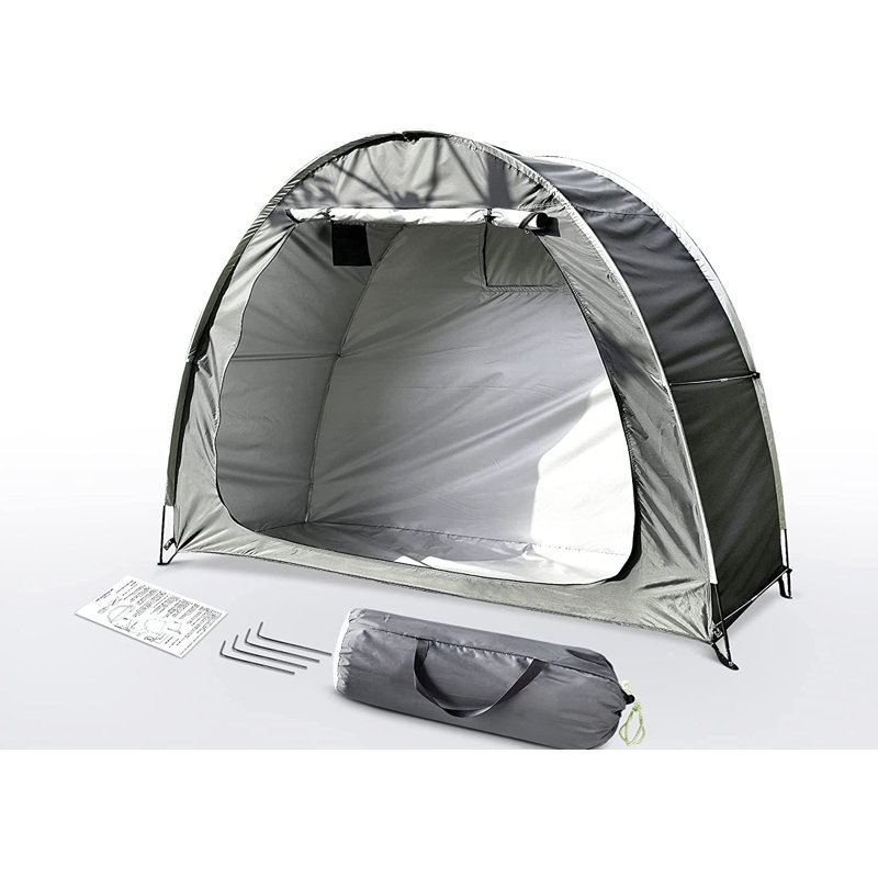 Outdoor Bike Storage Tent Bicycle Shelter With Carry Bag, Dark Gray