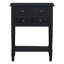Console étroite, canapé mince avec trois tiroirs de rangement et tablette inférieure-105500986
