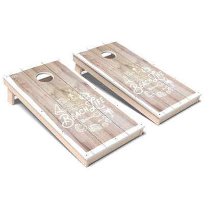Ensemble de jeu de cornhole Beach Life