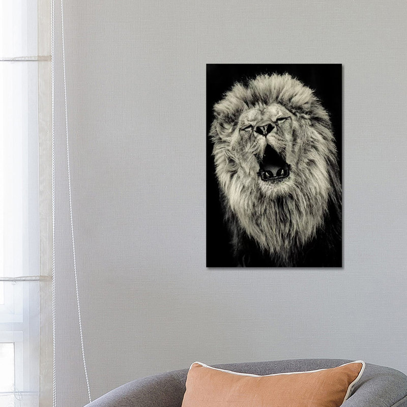 Lion IV by Goran Anastasovski - Wrapped Canvas Print, 66.04 cm H x 45.72 cm W x 1.91 cm D