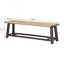 Banc en rotin style campagne moderne-2085017097