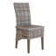 Aliyaha Pair Of Handmade Kubu Rattan Grey Wash Dining Chair