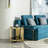 Double Layer Tempered Glass Top Side Table