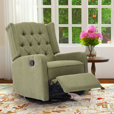 Harvey 24.02"W 360° Swivel Manual Recliner
