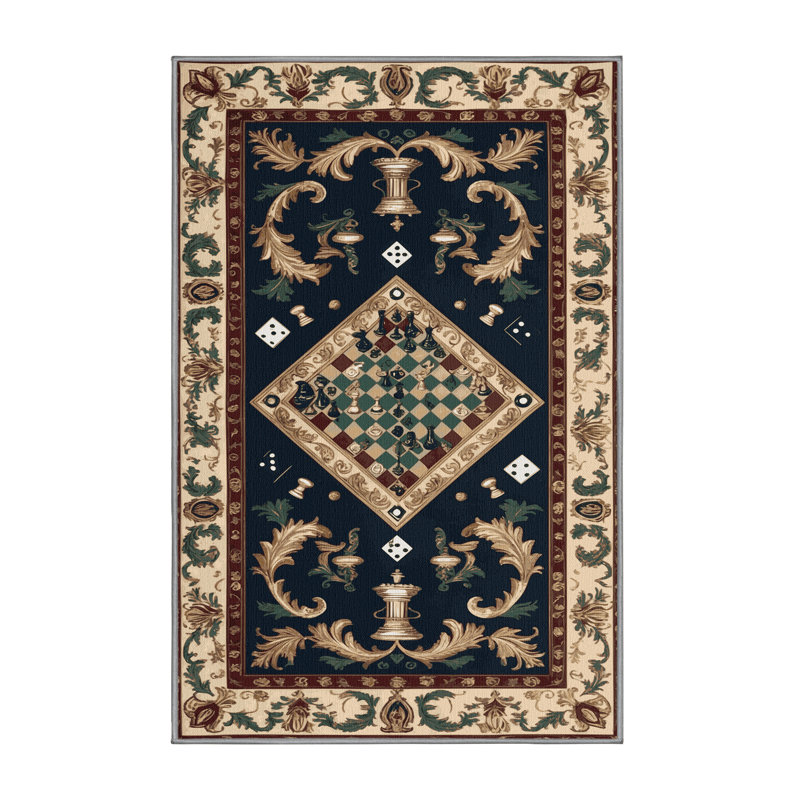 Tapis mauve lavable à la machine, Rectangle 4 pi x 6 pi