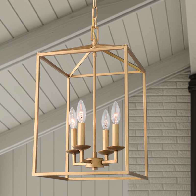 Kalig 4 - Light Dimmable Lantern Cage Chandelier