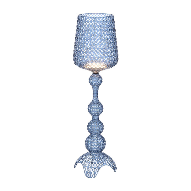 Kabuki LED Floor Lamp, Light Blue