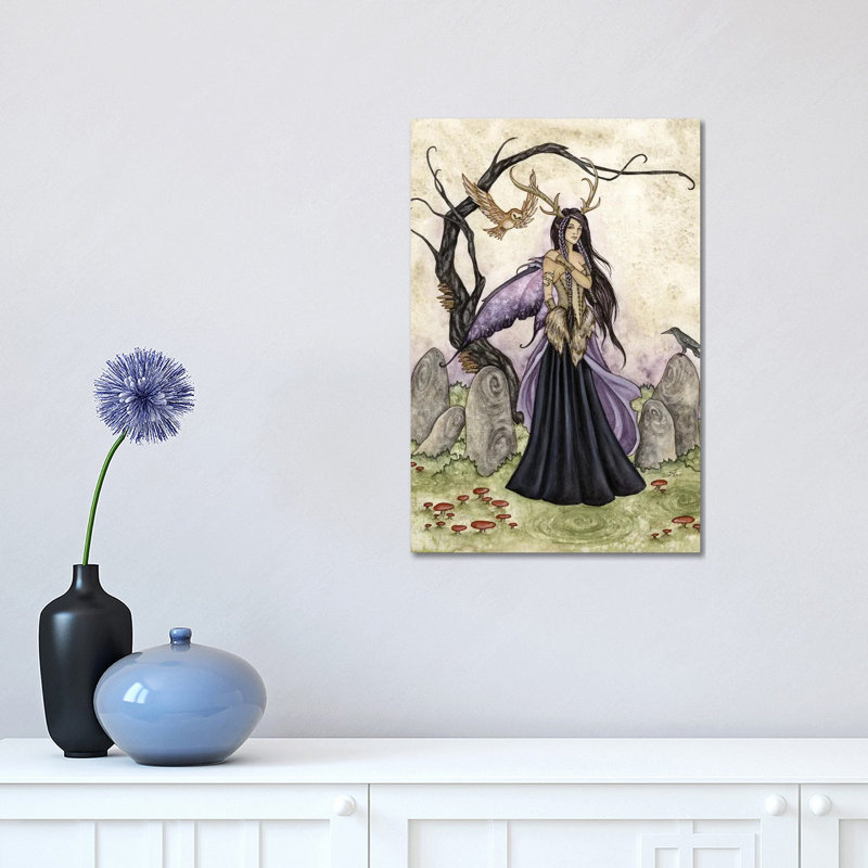 Wisdom by Amy Brown - Wrapped Canvas Print, 30.48 cm H x 45.72 cm W