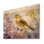 Oiseau chanteur dans le jardin de lavande I - Art mural en bois oiseau - sur bois de pin naturel