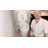 Bazyths Smart Toilet with Foam Shield, Auto Open/Close Lid, Built-in Tank, Foot Sensor Flush, Warm Dryer, Heated Seat, Self Cleaning, Comfort Height Elongated Design, 12 in. Rough In