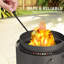 Round Metal Charcoal Smokeless Fire Pit