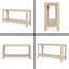 Console en bois naturel Mirod