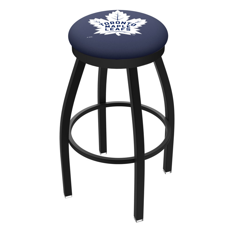 NHL Swivel Extra Tall Stool, Toronto Maple Leafs, Black, "Counter Stool (25" Seat Height)"