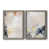 Toile avec cadre gris