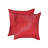 Set of Two 18" Cowhide Throw Pillows-1636954143