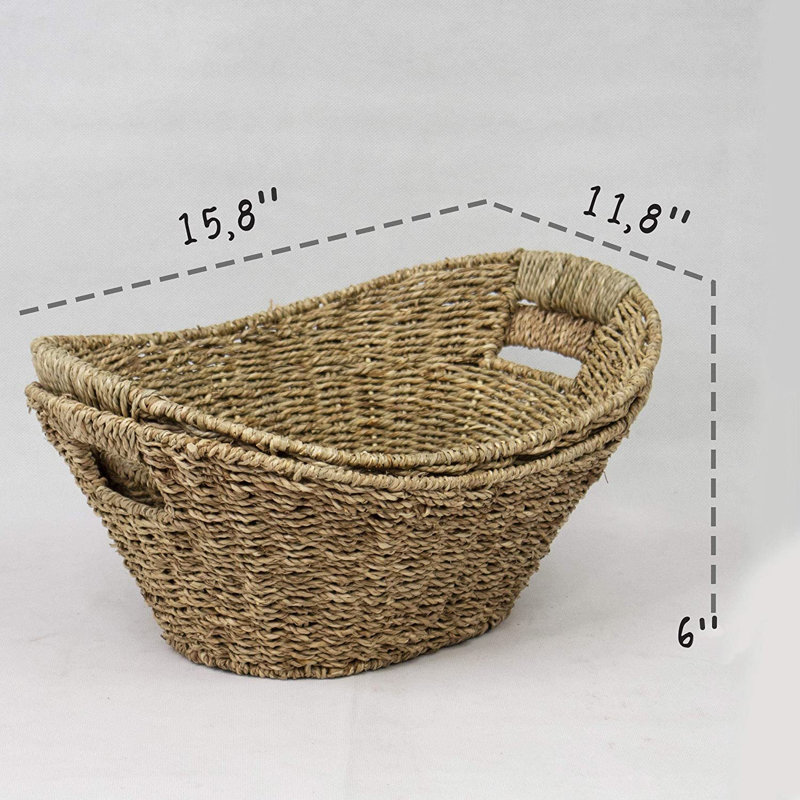 Bay Isle Home Wicker Decorative Basket