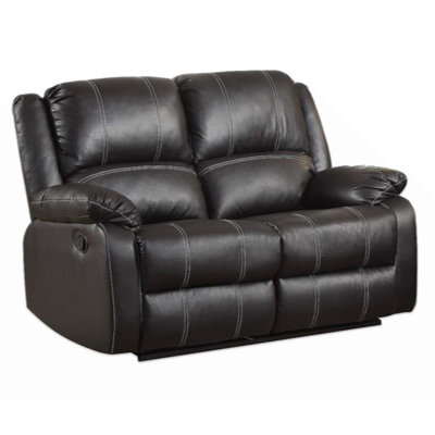 Causeuse inclinable en cuir synthétique Alvetta