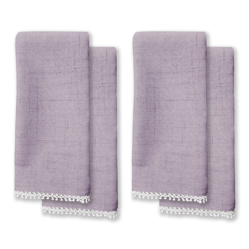 Lenox French Perle Solid Napkins, Violet
