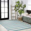 Tapis intérieur / extérieur à rayures larges deux tons Claren-69807438