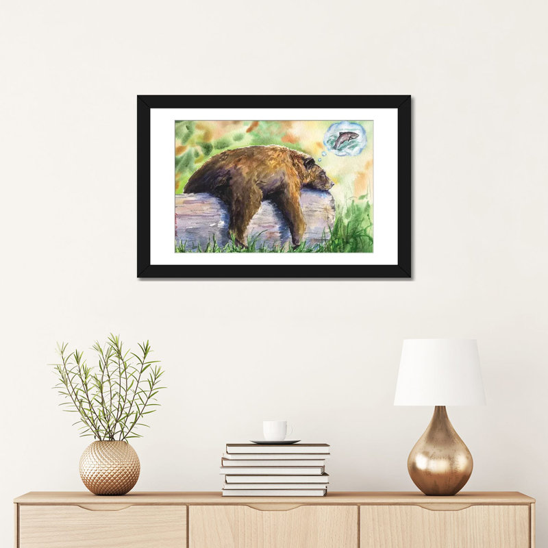 « rêver », reproduction d’impression sur toile, Papier d'art encadré noir, H 24 po x l 24 po x P 1 po