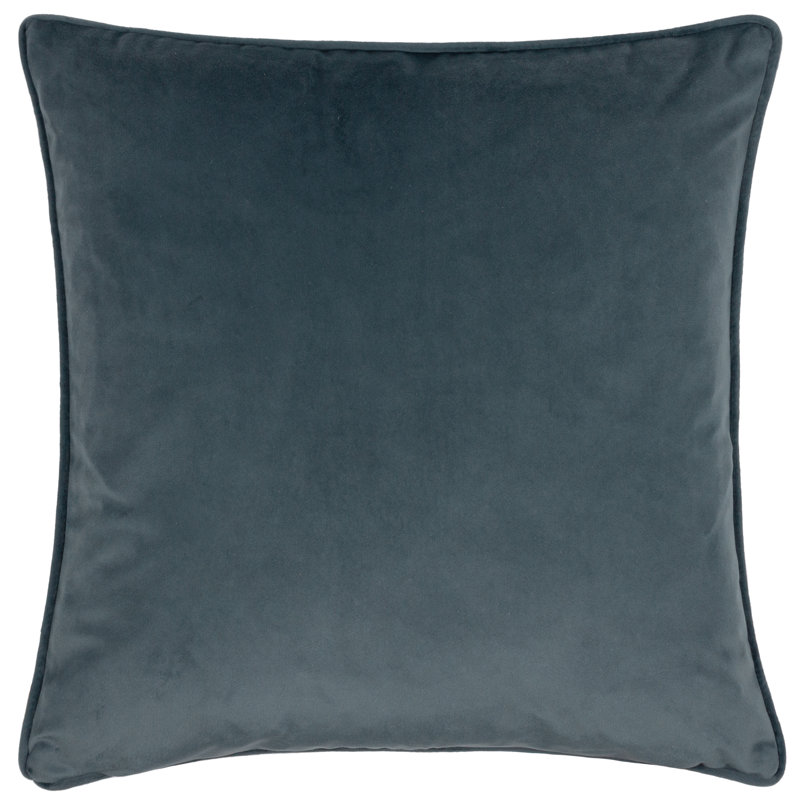 Chatsworth Topiary Floral Square Throw Cushion, Dark Grey