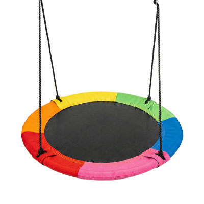 YC saucer swing 40"  -Rainbow