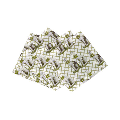 Serviettes de table en satin de coton Regal