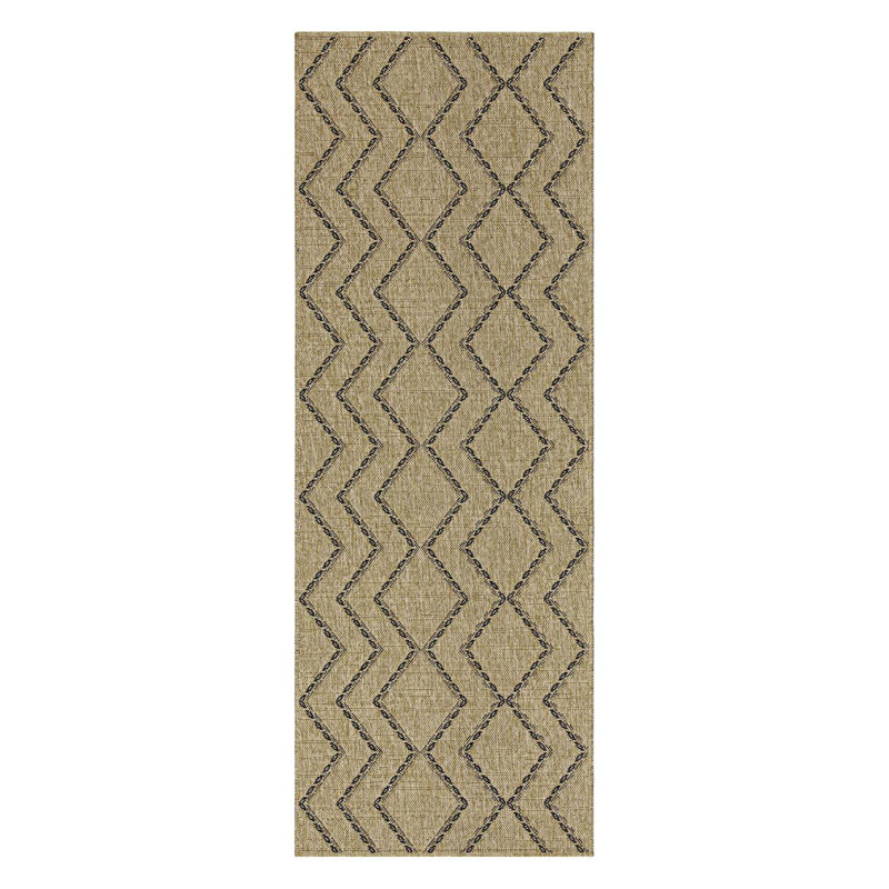 Diamond Motifs Indoor/Outdoor Area Rug, Runner 2'7" x 7'3"