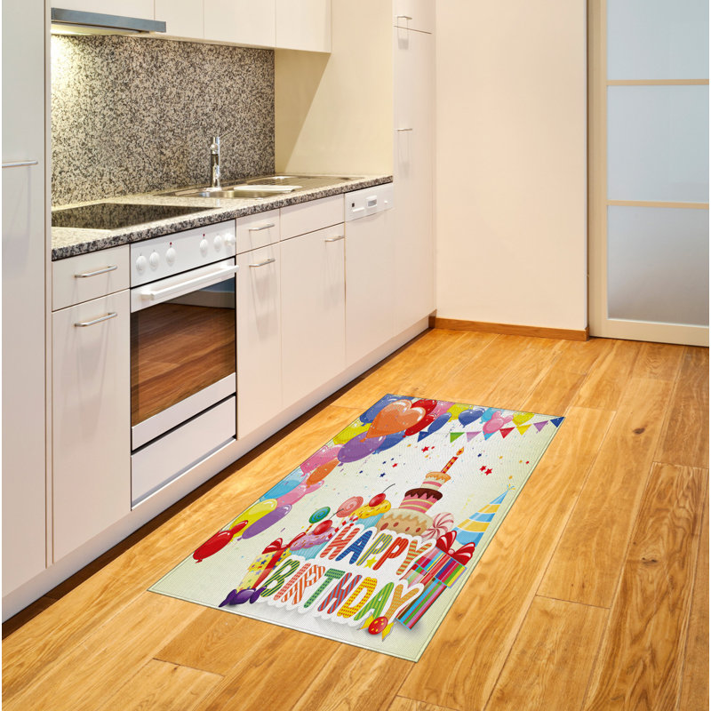 Colorful High Density Long Fiber Poly Threads Decorative Area Rug Carpet, Rectangle 2'7" x 5'