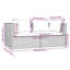Patio Loveseat with Cushions Poly Rattan-1620548950-1620548951