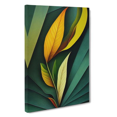 An Unusual Leaves - Wrapped Canvas Print