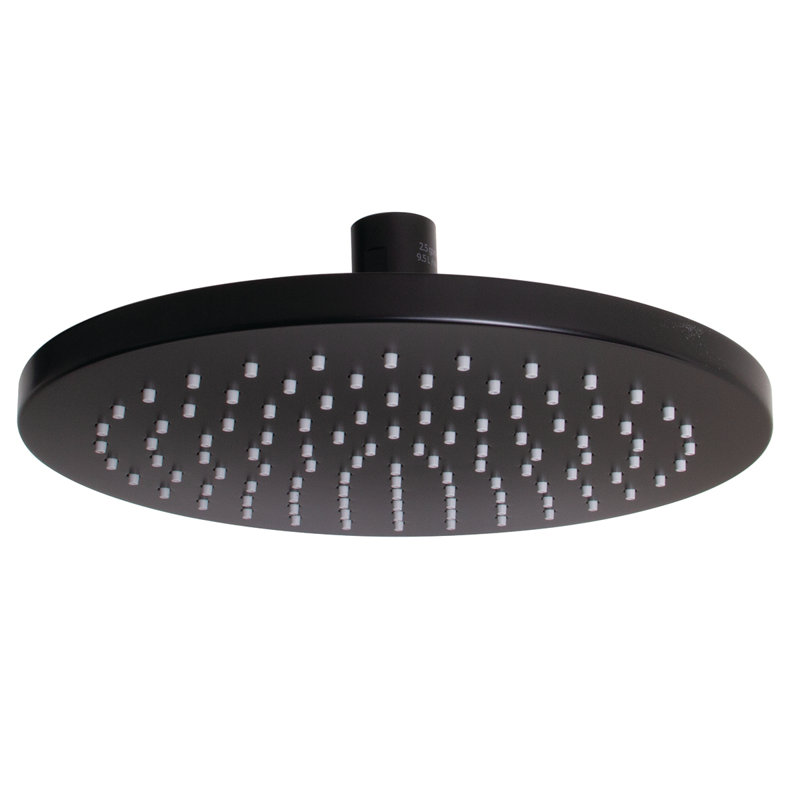Pomme de douche fixe Neo 2,5 GPM, Noir mat
