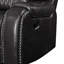 Canapé inclinable en cuir synthétique Braylon Magnetite