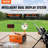 PCP Air Compressor, 4500PSI/30Mpa Portable PCP Airgun Compressor With External Converter, DC12V, AC115V | Oil And Water-Free | Manual-Stop Air Rifle, Paintball And Scuba Tank Compressor Pump