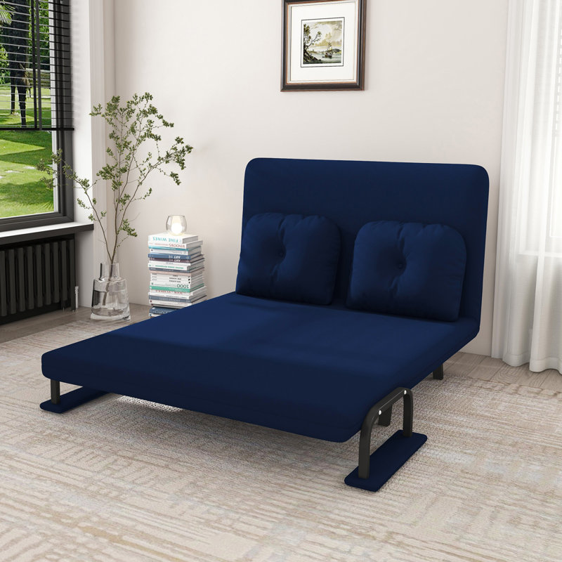 Fauteuil convertible 71,6 po pour 2 personnes avec dossier et coussin réglables, canapé-lit 71,6 po pour salon, chambre et bureau