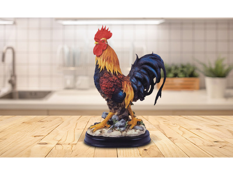 13"H Rooster Figurine