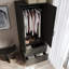 Sibby 2 Door Solid Wood Wardrobe-360689461