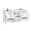 Ensemble de meuble-lavabo double 73 po avec plateau Gearldine Anglet-1428850769-1428850781
