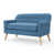 Polyester bleu estompé