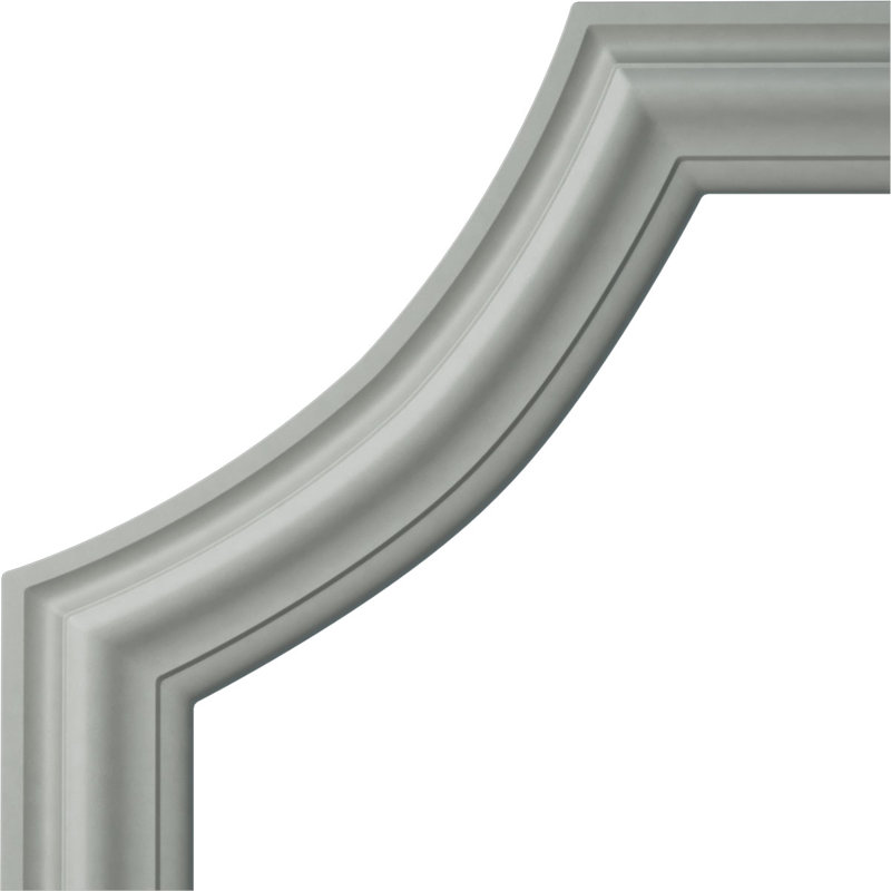 12"W x 12"H x 3/4"P Pompeii Panel Moulding Corner
