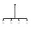 Luminaire suspendu linéaire à 4 lumières pour îlot de cuisine Saroyan-318574084-318574087-318574110