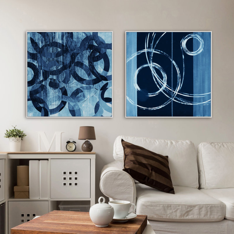 « linked rings diptych », impression sur toile, H 20 po x l 20 po x L 1,5 po
