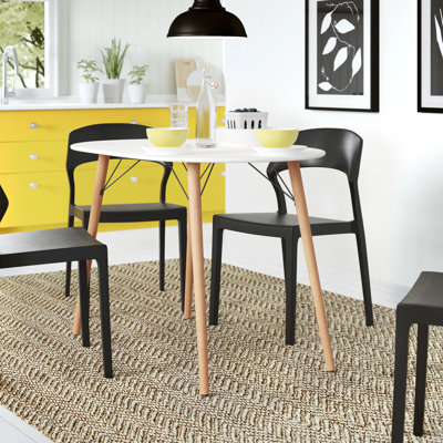 Adair Oval Solid Wood Base Dining Table