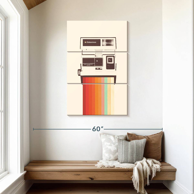 Senne Instant Camera Rainbow, 45" H x 28" W