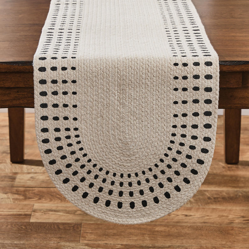  Desi Printed Braided White Runner