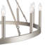 Lustre 12 lumières en forme de bougie à roue de chariot à intensité variable-1804012738