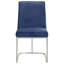 Chaise d'appoint rembourrée en velours Harriss-2012099667